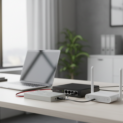 Speed 12V Router Power Bank – Mini UPS Backup Battery for WiFi Router - 20,000 mAh